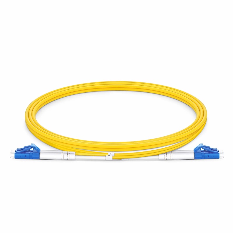 3.0mm LC/UPC-LC/UPC Duplex 9/125um G657A1 PVC Jacket Tight-Buffered Fiber Patch Cable