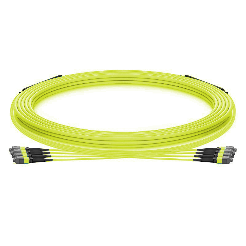 48F MTP® Trunk Cable UPC(Female)-UPC(Female) OM5 0.6dB Max LSZH Limegreen Jacket