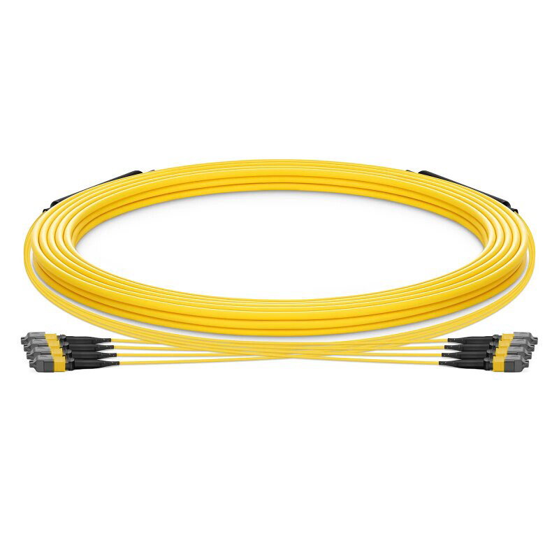 48F MTP® Trunk Cable APC(Female)-APC(Female) G657A1 0.35dB Max LSZH Yellow Jacket
