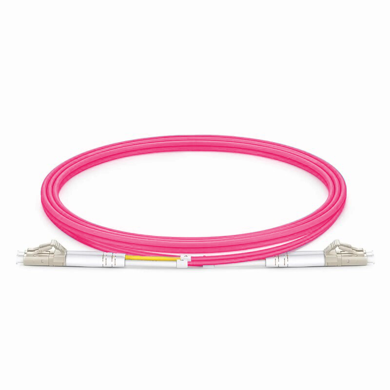 3.0mm LC/UPC-LC/UPC Duplex 50/125um OM4 LSZH Jacket Tight-Buffered Fiber Patch Cable
