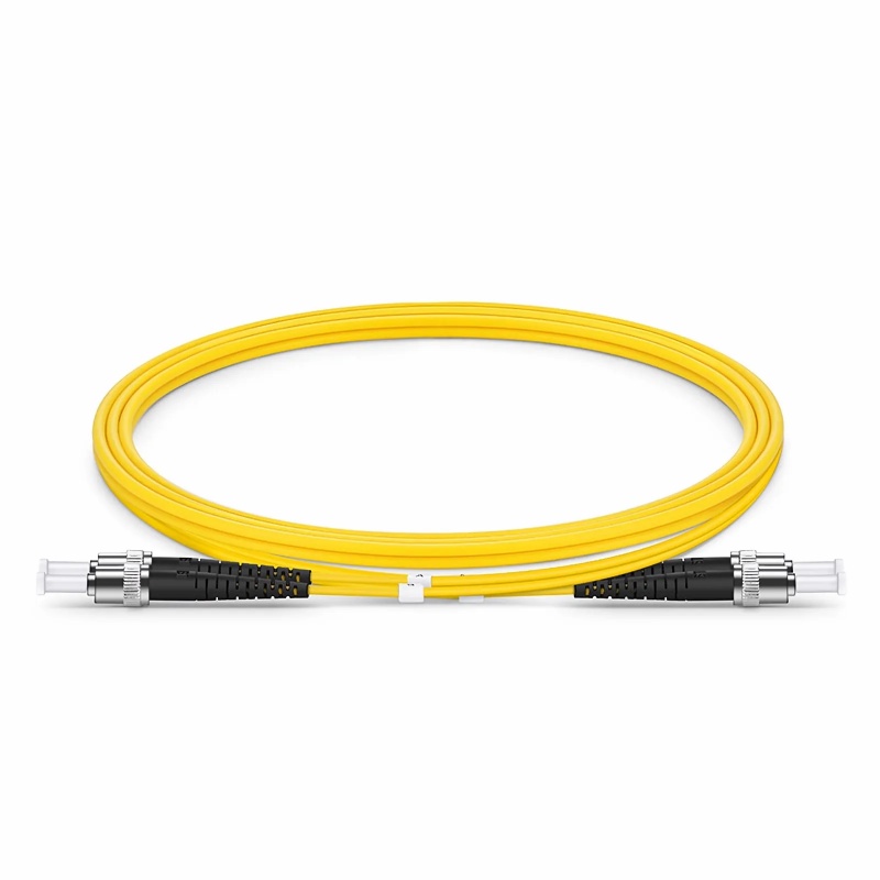 2.0mm ST/UPC-ST/UPC Simplex 9/125um G657A1 LSZH Jacket Tight-Buffered Fiber Patch Cable
